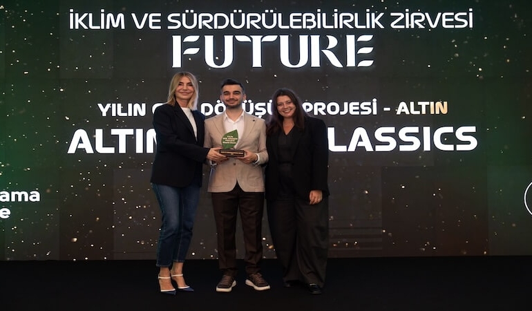 Altınyıldız Classics, İklim ve Sürdürülebilirlik Ödülleri’nde “Yılın Geri Dönüşüm Projesi” Kategorisinde Altın Ödül Kazandı